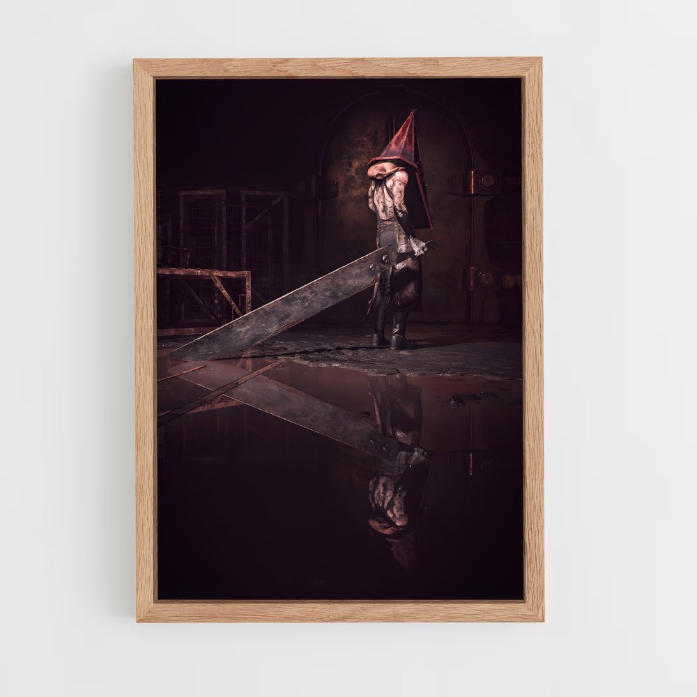 Poster L'Homme au Parapluie Rouge – affiche Silent hill (vue 4)